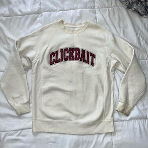 Clickbait sweatshirt